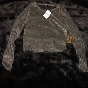Forever 21 shimmer long sleeve